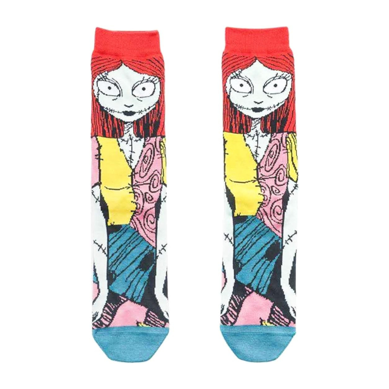 Sally socks from the film "Nightmare before christmas" movie, by Tim Burton, unisex