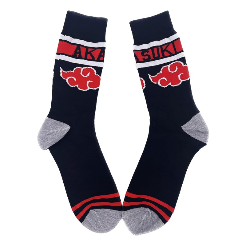 "Naruto" cartoon socks from the Akatsuki Alba organization, unisex ninja